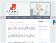 Tablet Screenshot of organizasecretaria.com.br